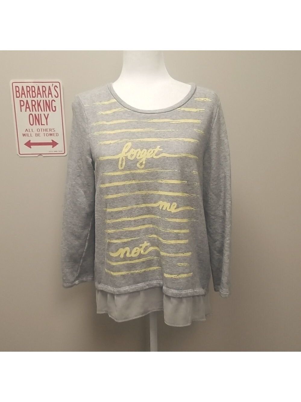 STYLE &CO WOMAN GRAPHIC SWEATSHIRT SZ LARGE